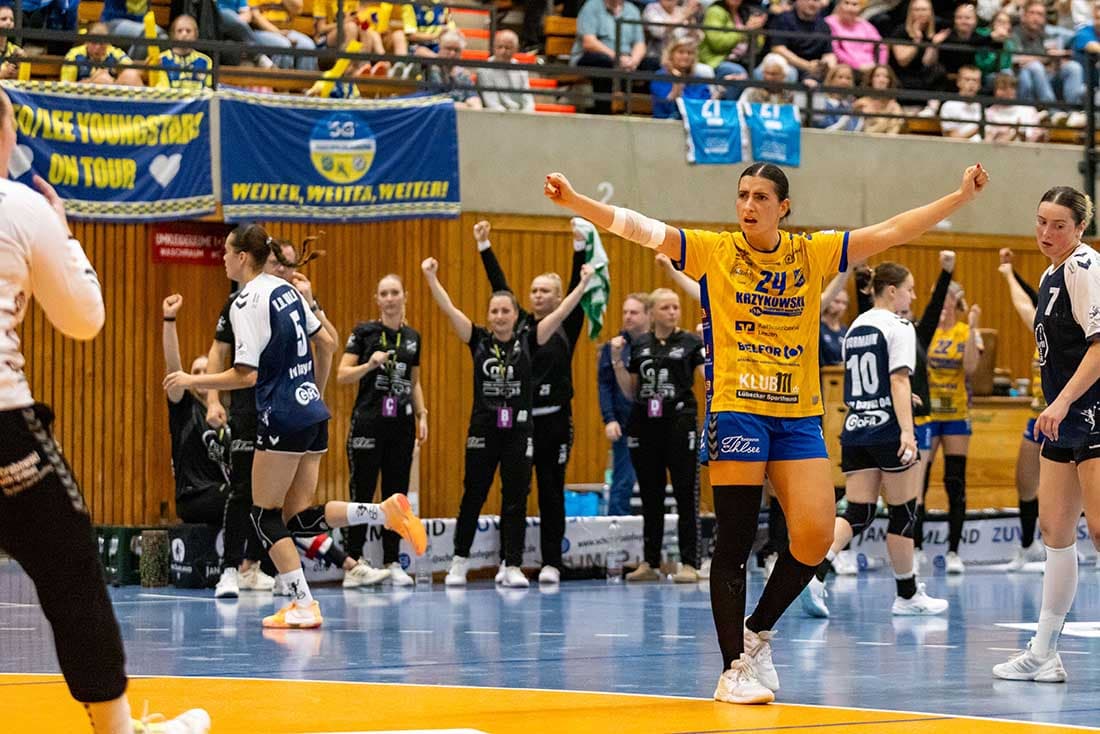 Handballerinnen des SV Todesfelde zuhause gegen Pokal-Viertelfinalisten
