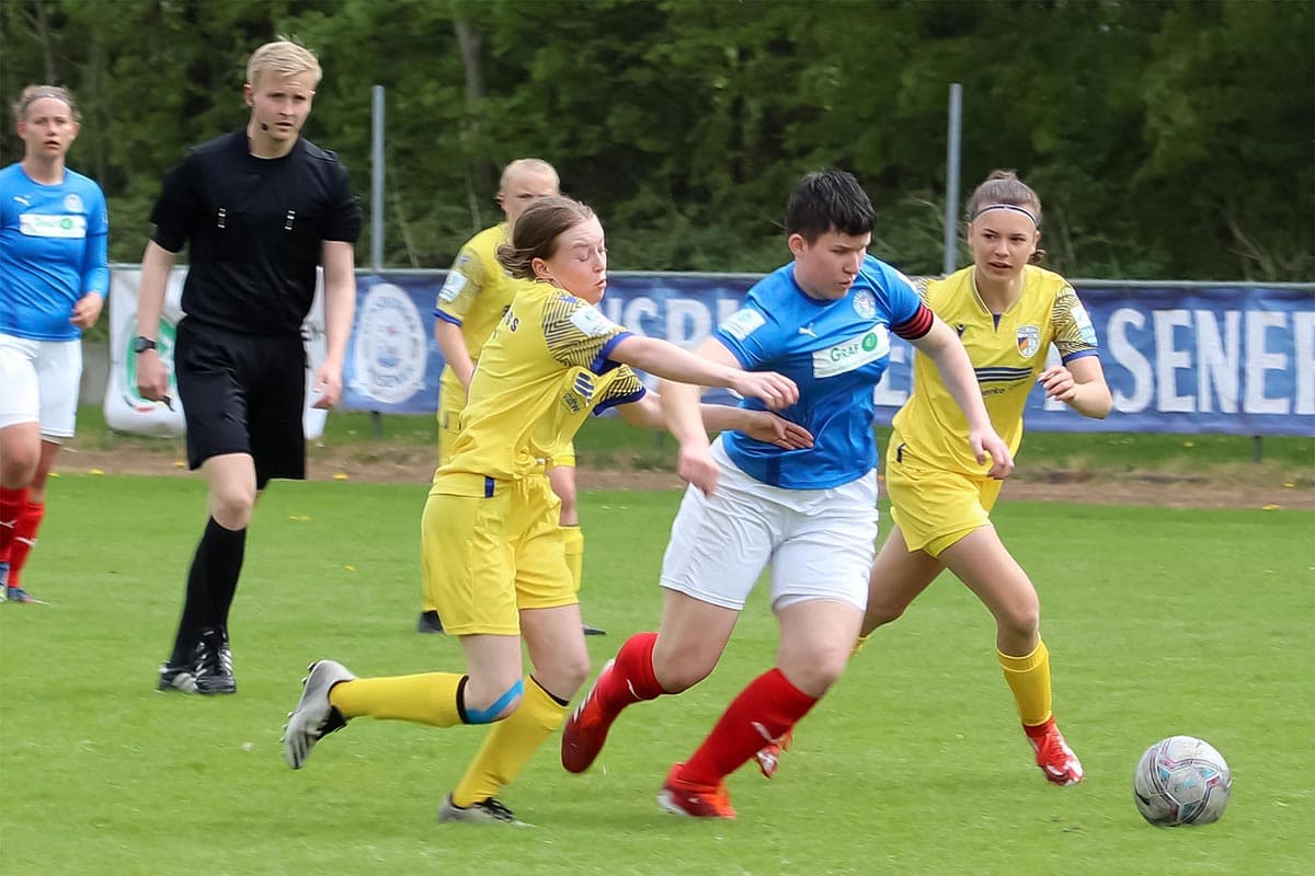 U17 der Holstein Women kassiert nach der Pause alle vier Gegentreffer