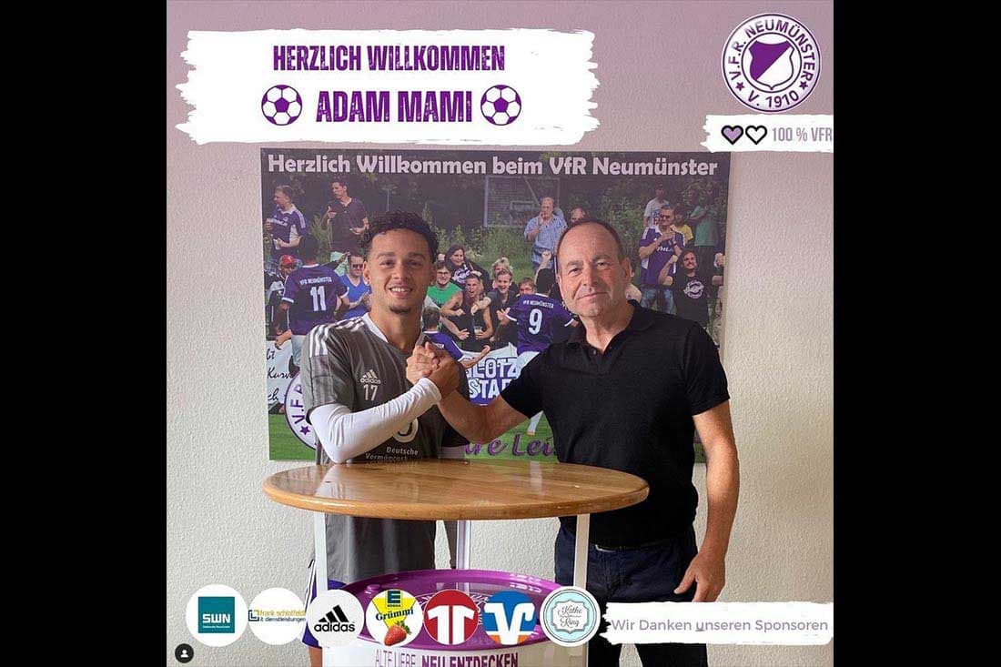 VfR Neumünster: Trickreicher Adam Mami bei den Veilchen