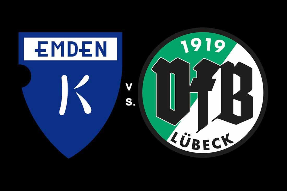 VfB Lübeck am Freitag zu Gast beim starken Aufsteiger Kickers Emden