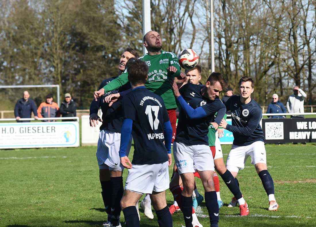 2:2 zwischen Hohenwestedt und Satrup – Mats Hinrichs rettet dem MTSV einen Punkt