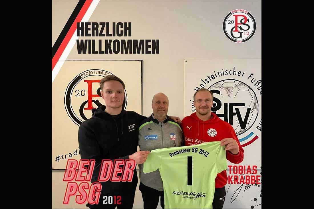 Tobias Krabbe hütet in Zukunft das Gehäuse der Probsteier SG