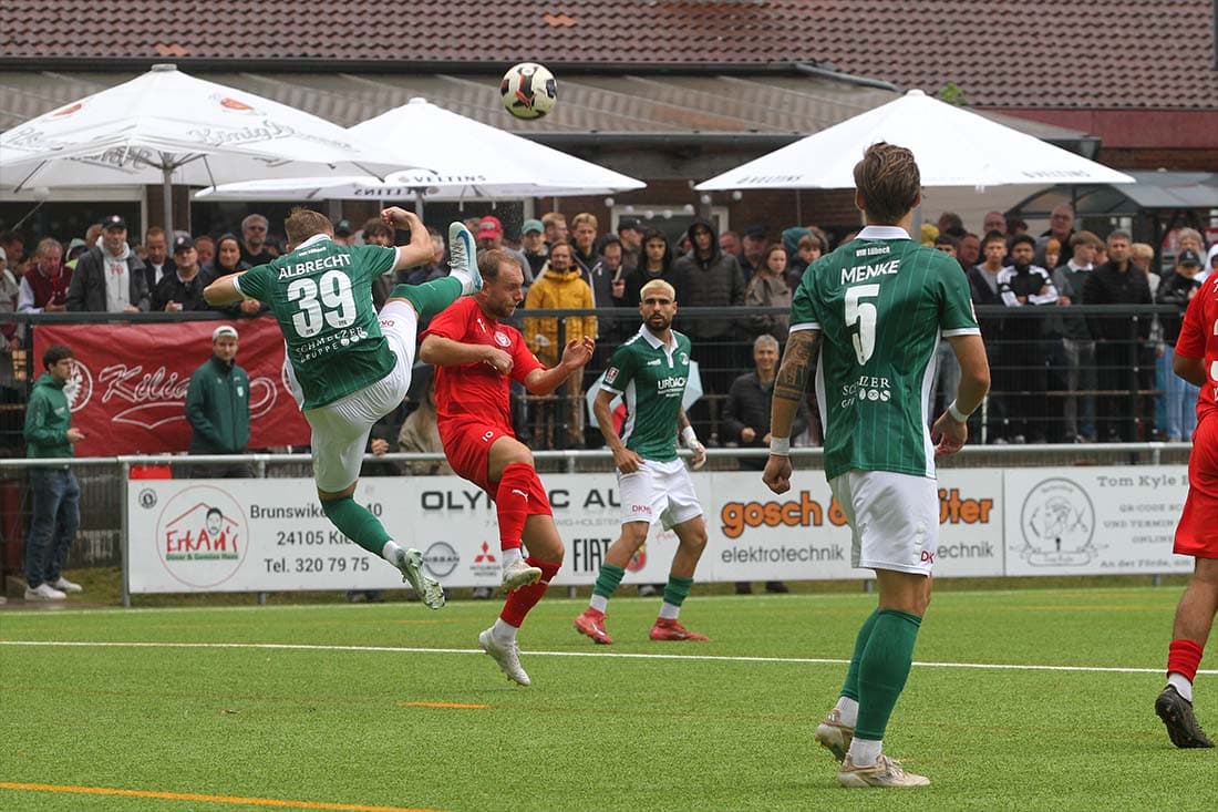 Kilia unterliegt 1:3 – VfB Lübeck zieht ins Viertelfinale ein
