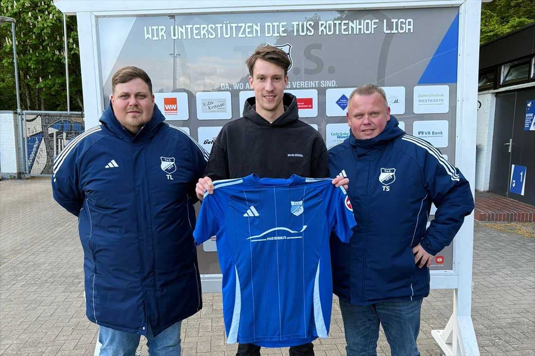 Guter Transfer: TuS Rotenhof holt Thies Bütow an die Fockbeker Chaussee