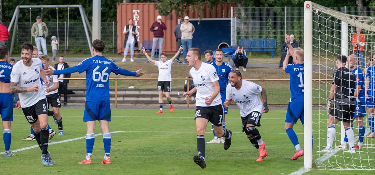 Heider SV glücklicher 3:2-Sieger in einem packenden Spiel beim TUS Rotenhof