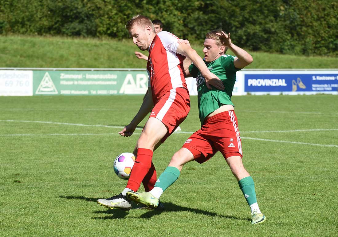 Bordesholm überrascht mit 2:2 bei Spitzenreiter TSB Flensburg