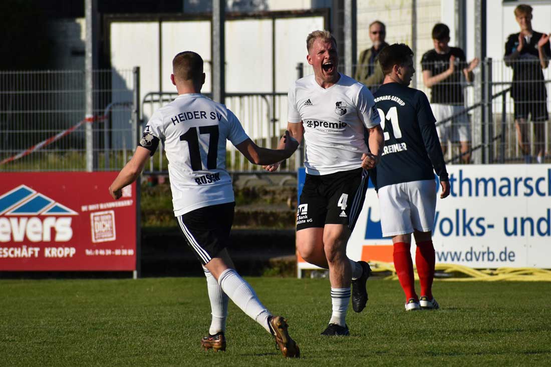Heider SV mit 3:1 Arbeitssieg gegen Nordmark Satrup