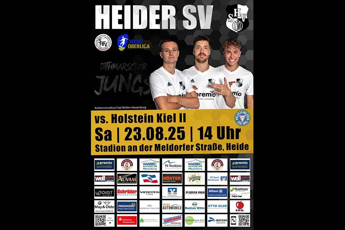 Heider SV will Spitzenposition gegen Jungstörche verteidigen