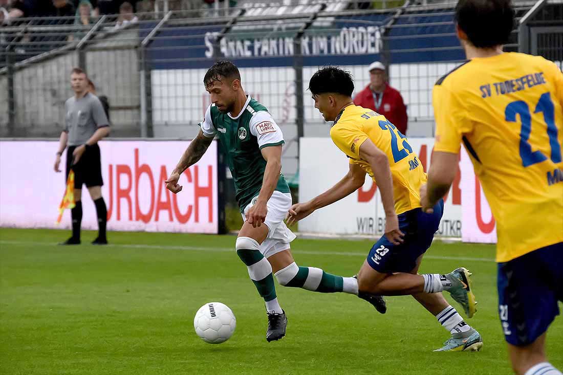 Bittere Niederlage im letzten Regionalliga-Spiel: VfB Lübeck unterliegt SV Werder Bremen II mit 1:6