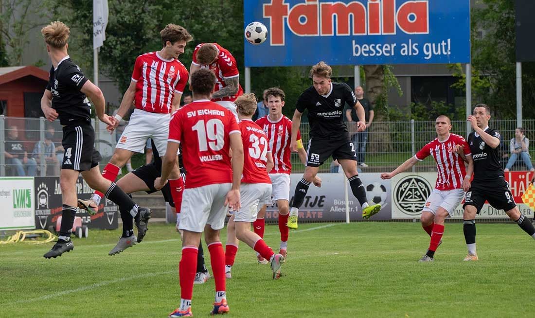 Zwei Standards entscheiden – Heider SV unterliegt Eichede mit 0:2