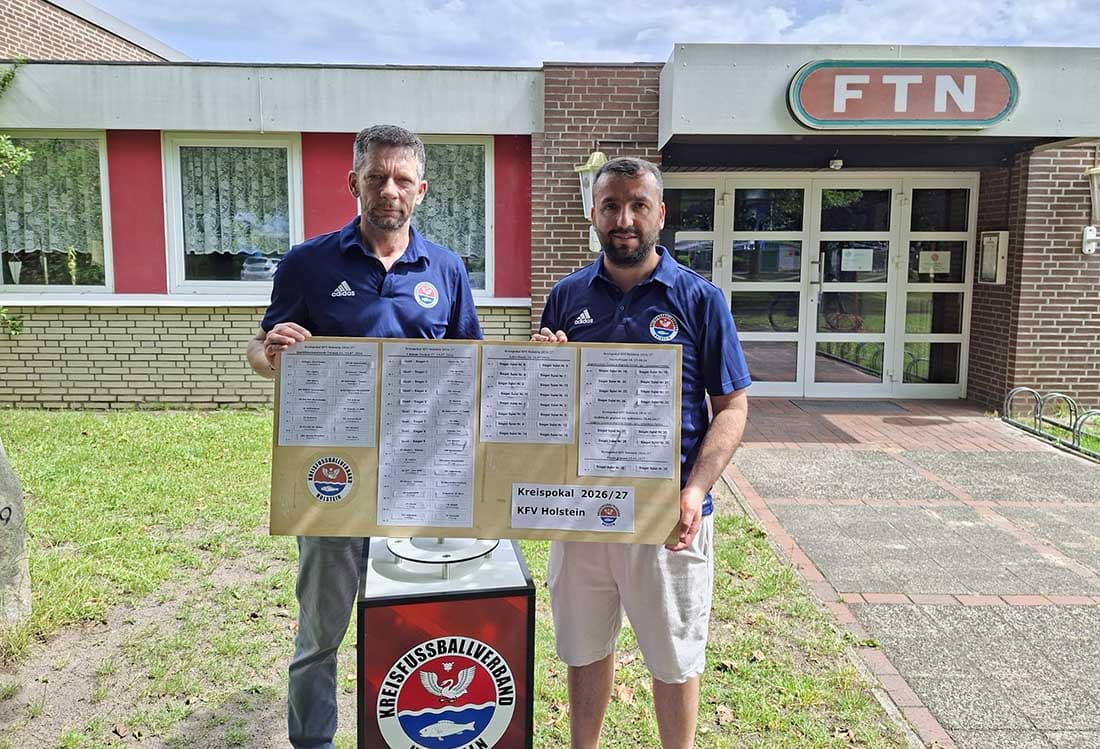 Auslosung Kreispokal KFV Holstein