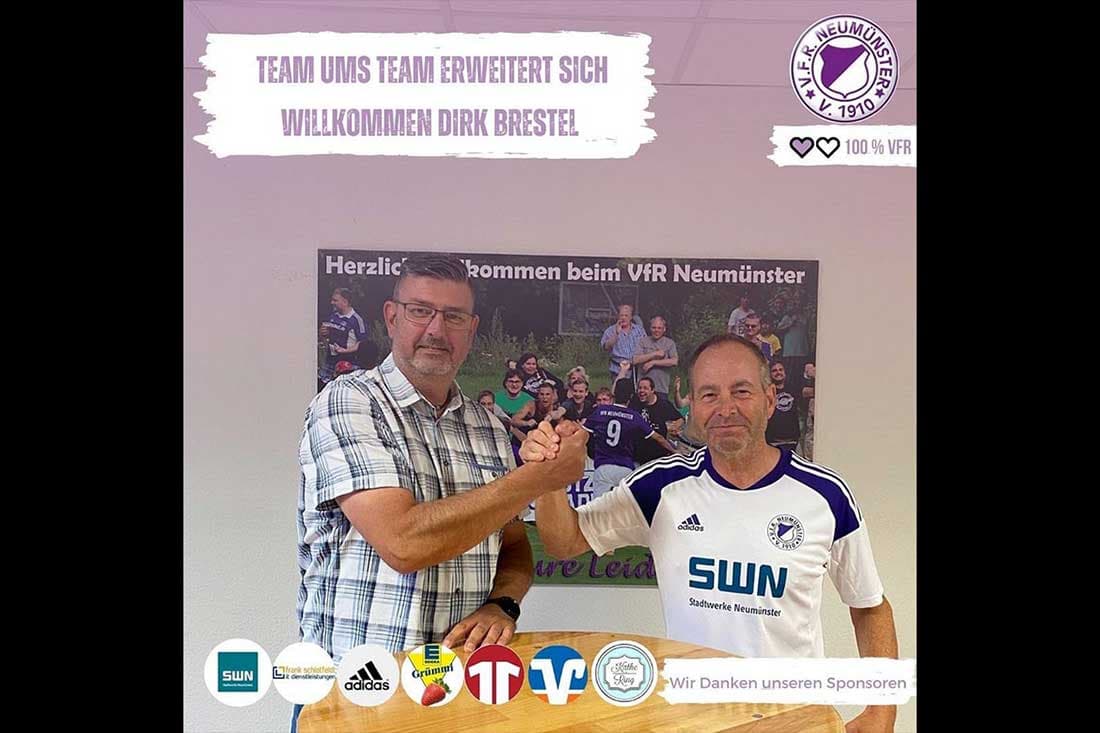 VfR Neumünster bekommt mit Dirk Brestel viel Kompetenz im Umfeld