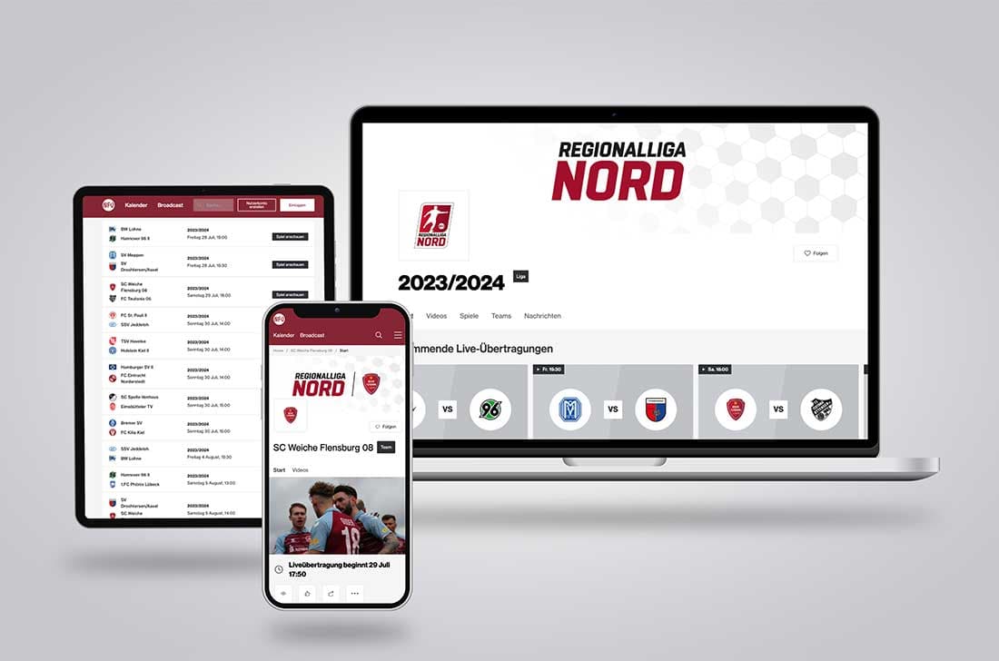 Die Regionalliga Nord – immer und überall