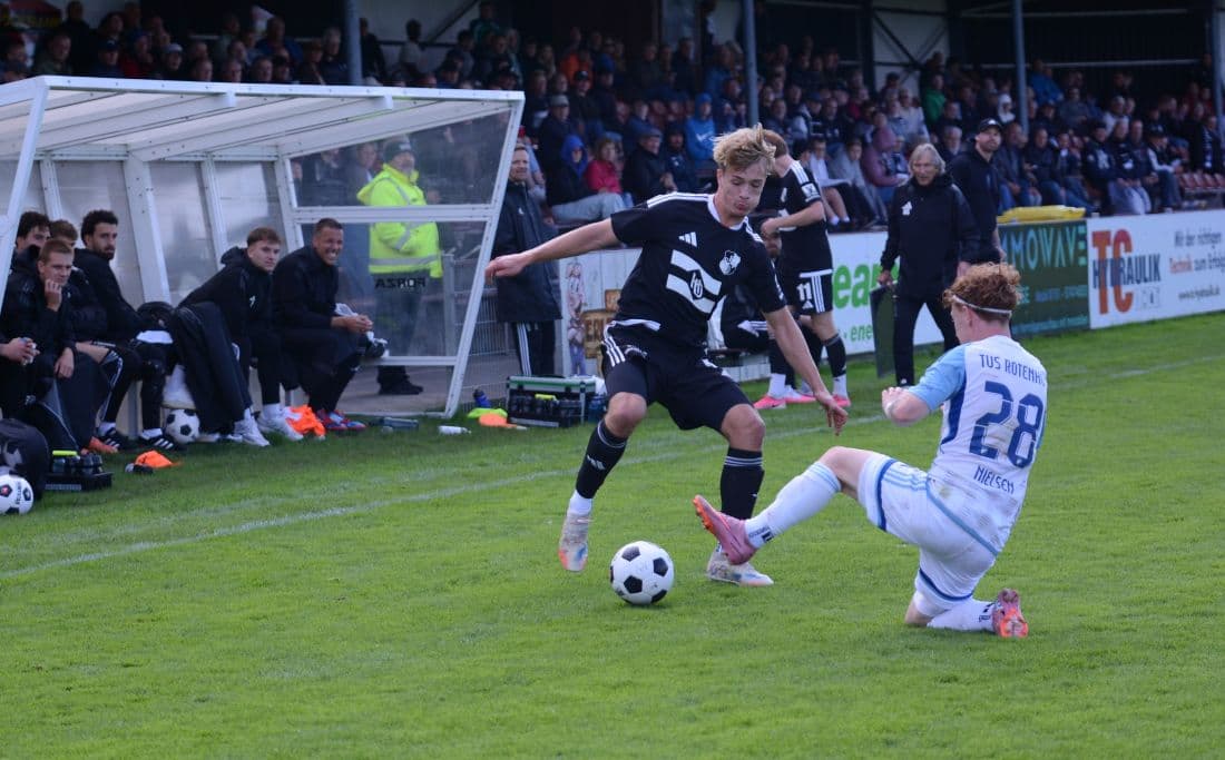 Heider SV mit dem 1:1 gegen den TuS Rotenhof gut bedient