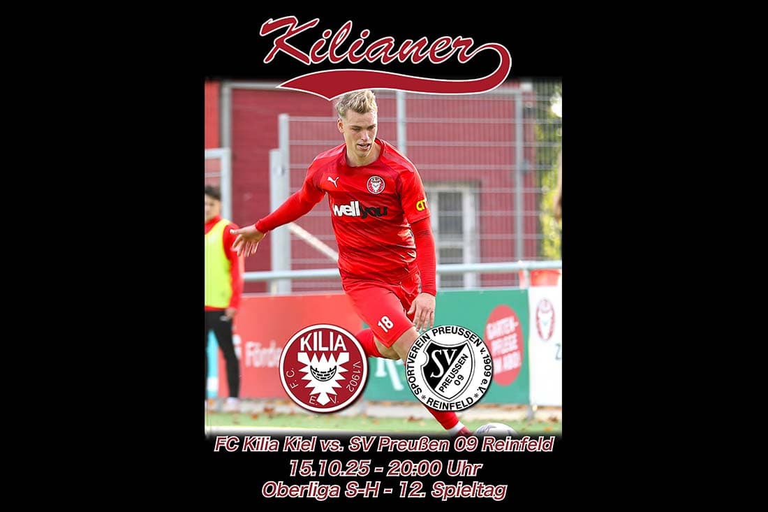 FC Kilia Kiel will gegen Preußen Reinfeld nachlegen