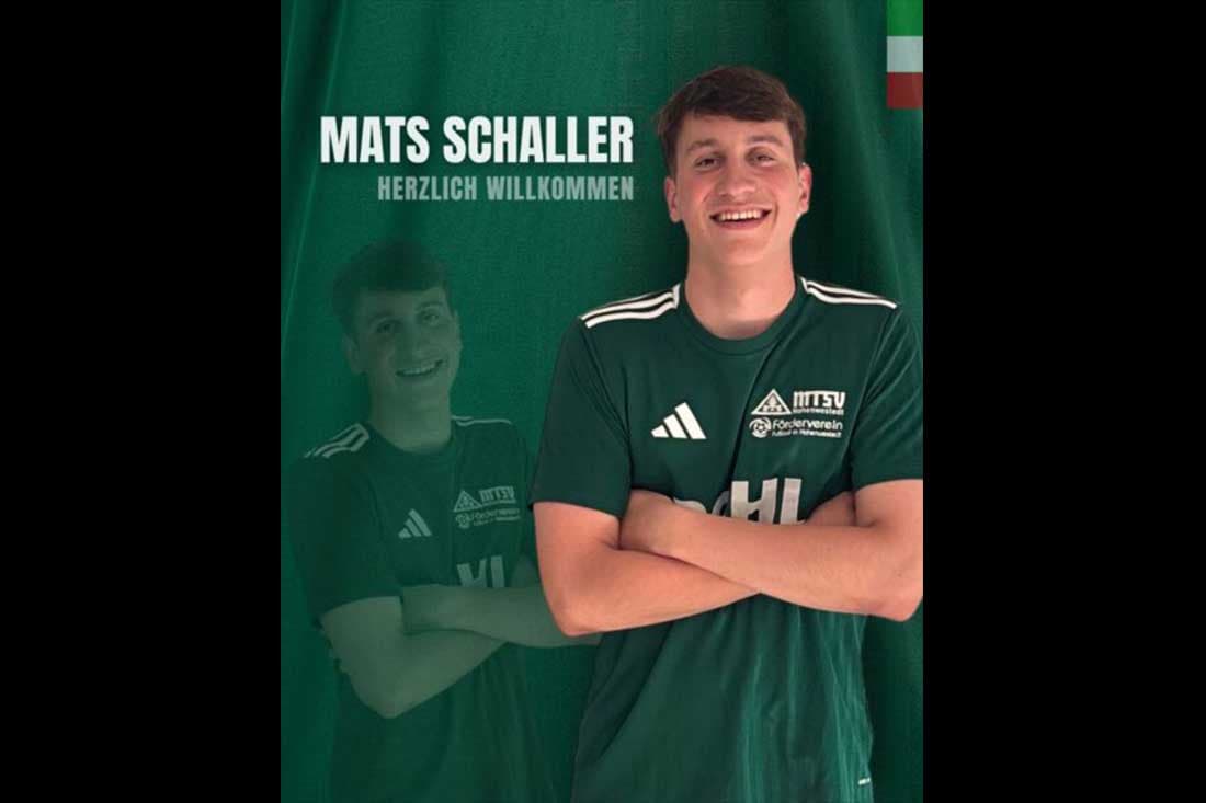Mats Schaller wechselt zum MTSV Hohenwestedt.