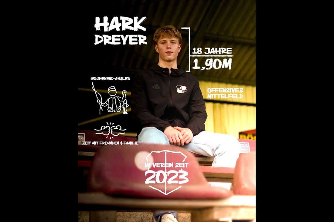 Hark Dreyer rückt in den Heider Oberligakader