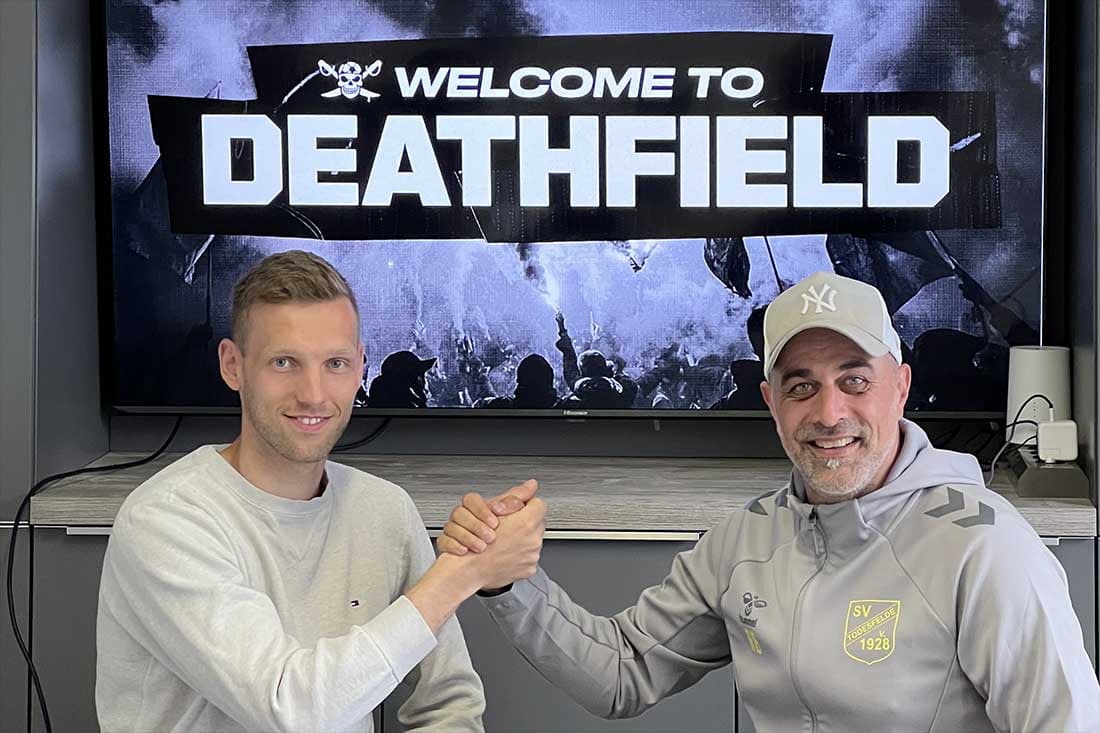 Moritz Achtenberg verteidigt wieder für den SV Todesfelde