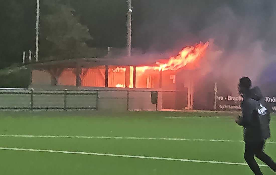 Heider SV II vs. Klausdorf: Spielabbruch nach Explosion in Grillhütte