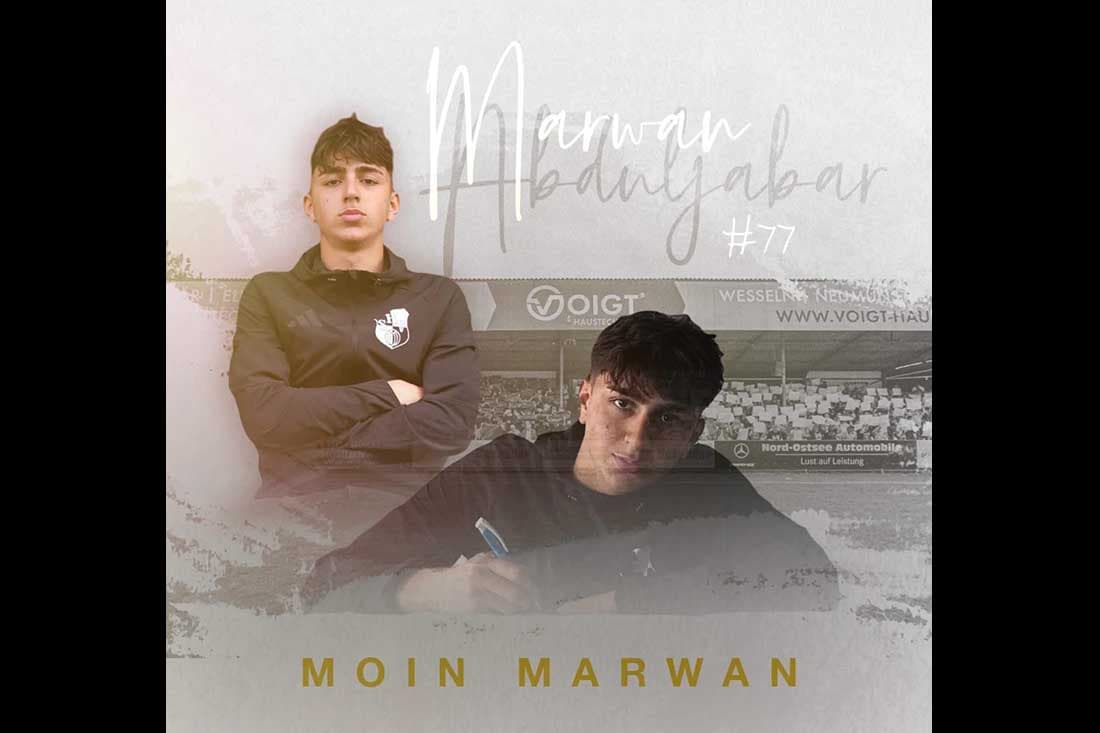 Heider SV zieht 17-jähriges Talent Marwan Abduljabar in Oberligakader hoch