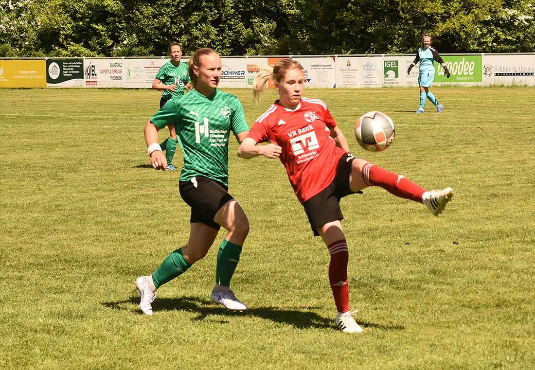 SG NieBar stürmt auf den 3. Platz – Laura Bahr trifft doppelt beim 2:0-Erfolg gegen IF Stjernen