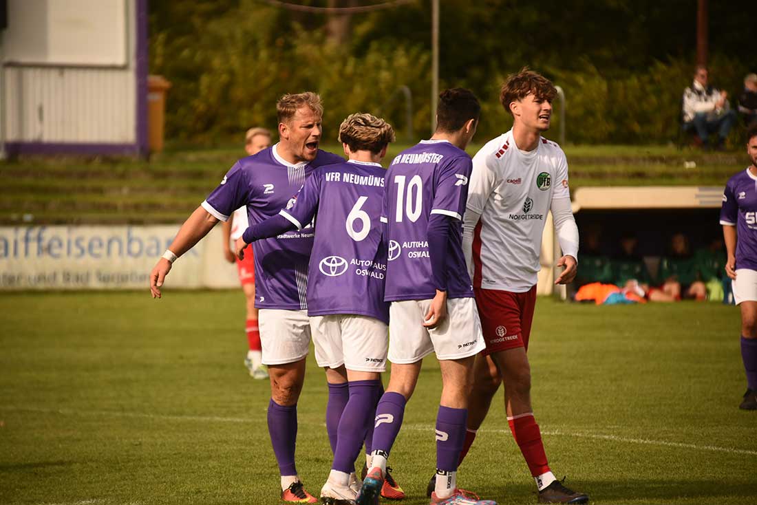 1:1 zwischen VfR Neumünster und VfB Lübeck II nicht hilfreich