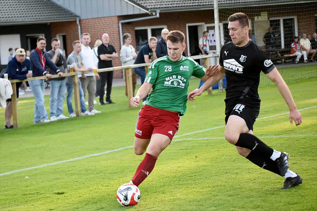 1:1 im Verfolgerduell zwischen Hohenwestedt und Eckernförde