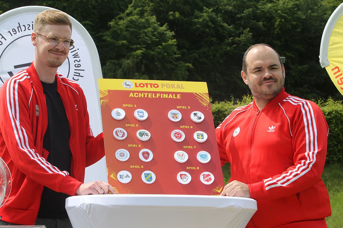 Stimmen zur Auslosung im SHFV-Lotto-Pokal