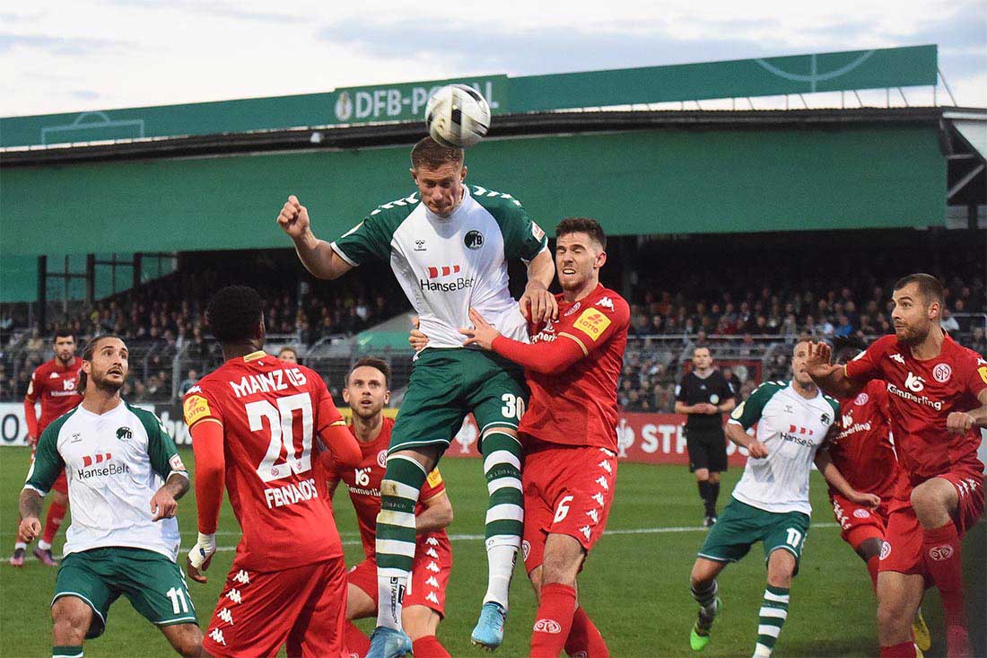 VfB Lübeck im DFB-Pokal gegen Mainz 05 mit 0:3 ausgeschieden