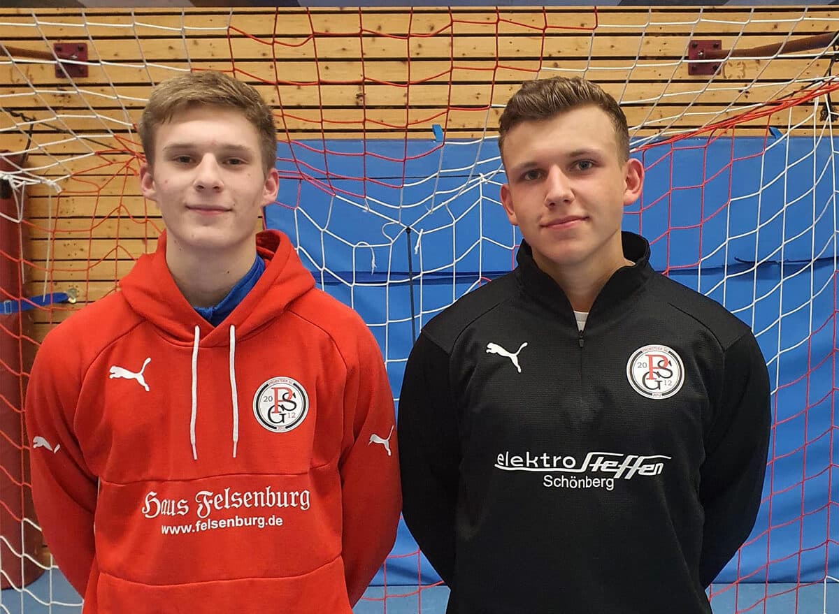 Tjark Morten Bossmann und Colin Severin stehen für die Zukunft der Probsteier SG