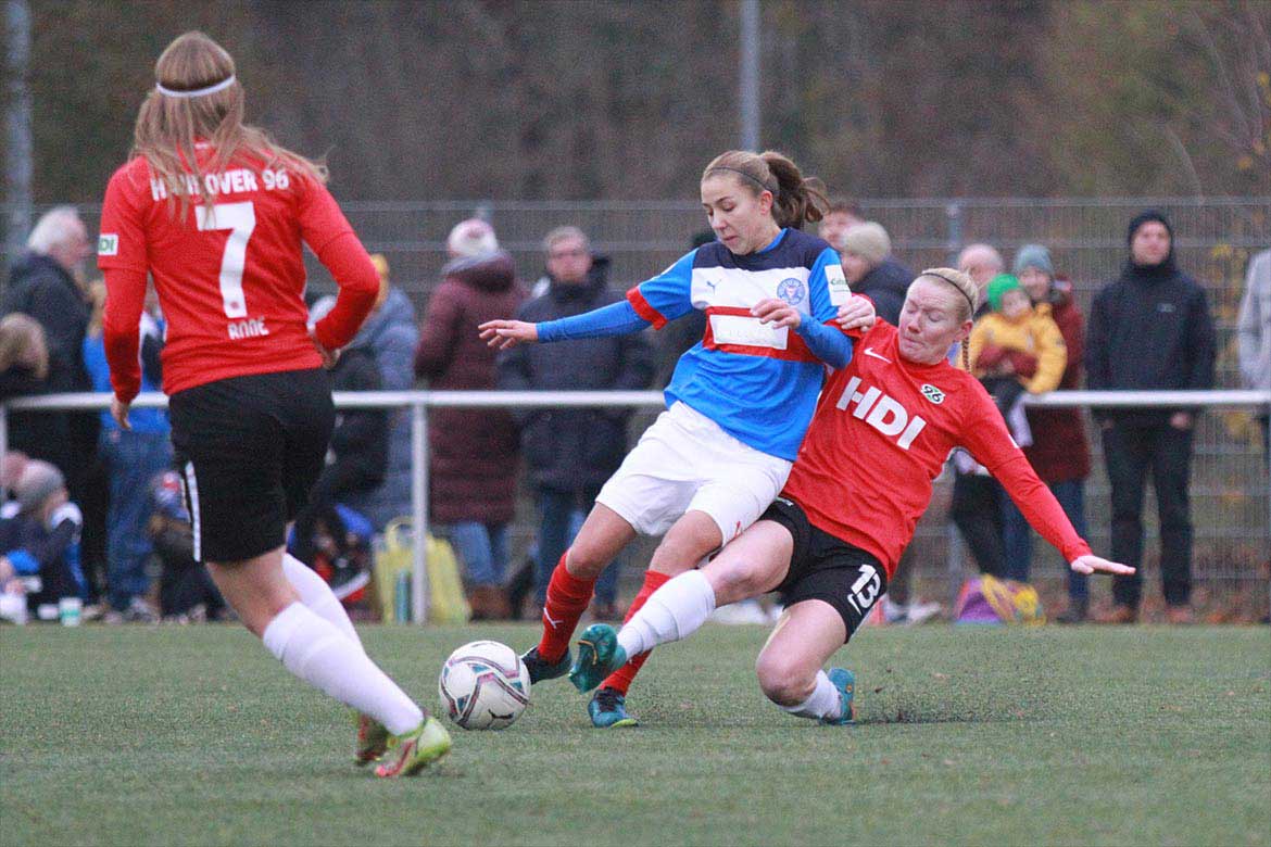 Holstein Women gehen mit 1:3 gegen Hannover 96 leer aus