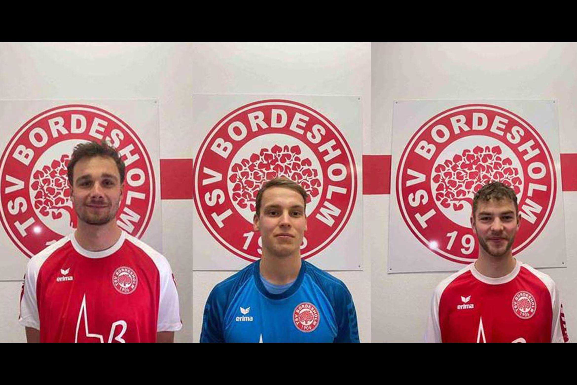 Jesse Schlüter, Niklas Heesch und Till Börner neu in Bordesholm