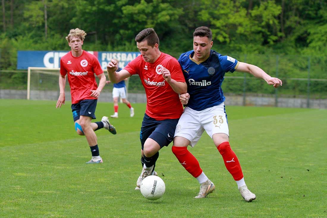 Kantersieg im CITTI FUSSBALL PARK: Laurynas Kulikas feiert traumhaften Abschied