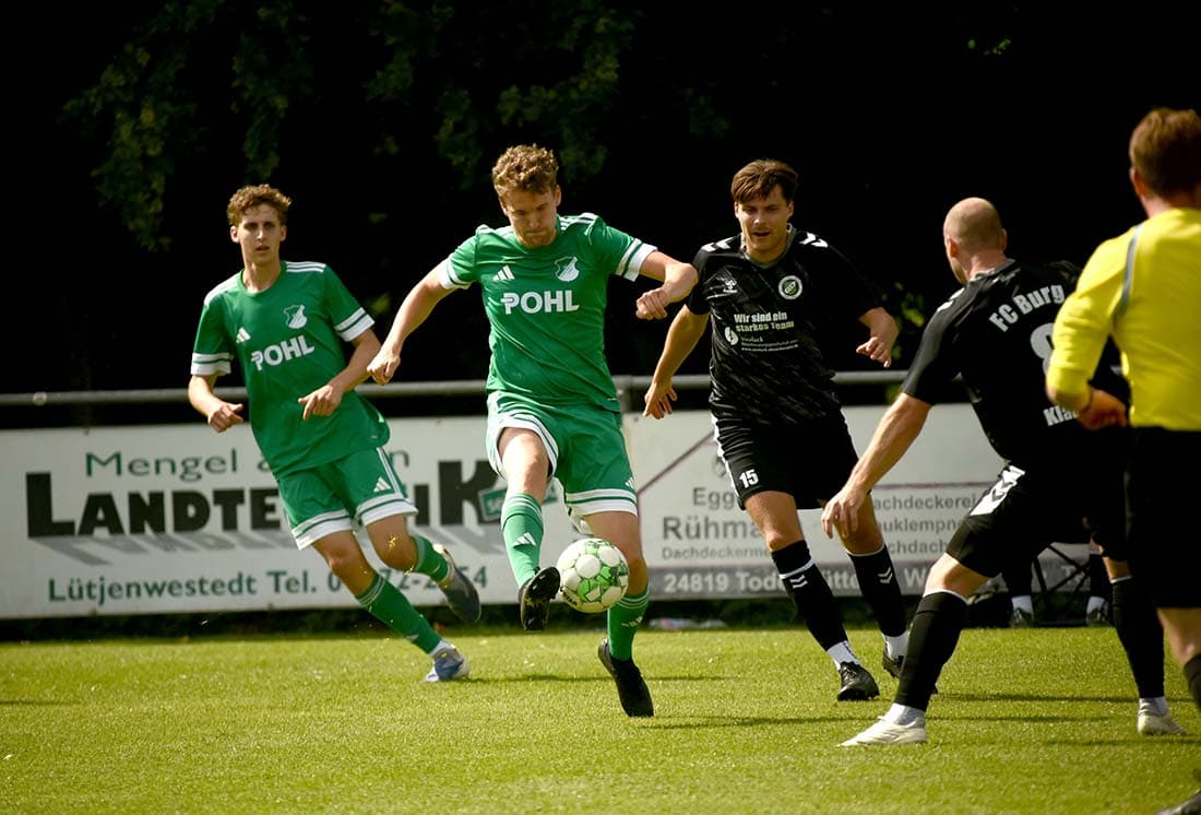 Todenbüttel setzt Serie mit 3:1 gegen den FC Burg fort