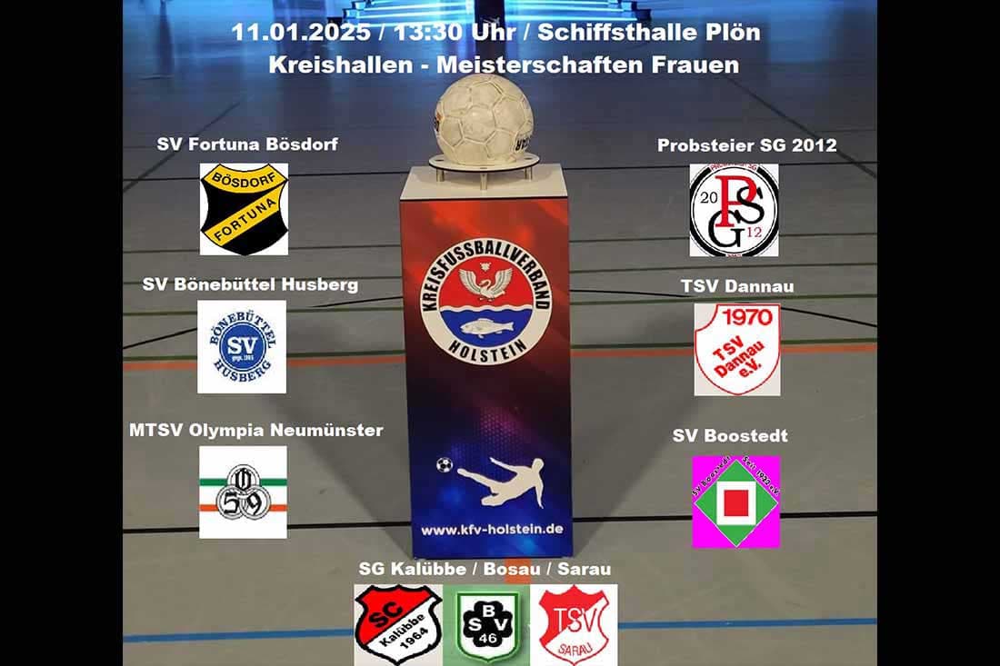 Oberligist SV Boostedt Futsal-Kreismeister der Frauen