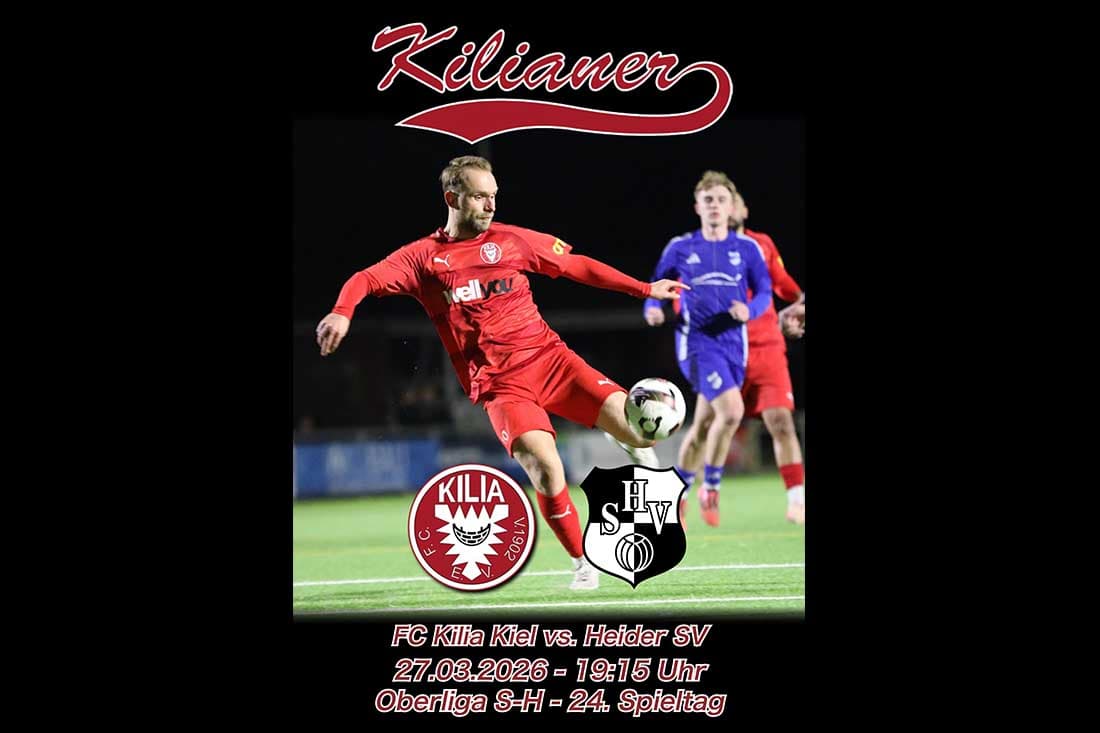 Heider SV im Duell Meister gegen Vizemeister bei Kilia Außenseiter