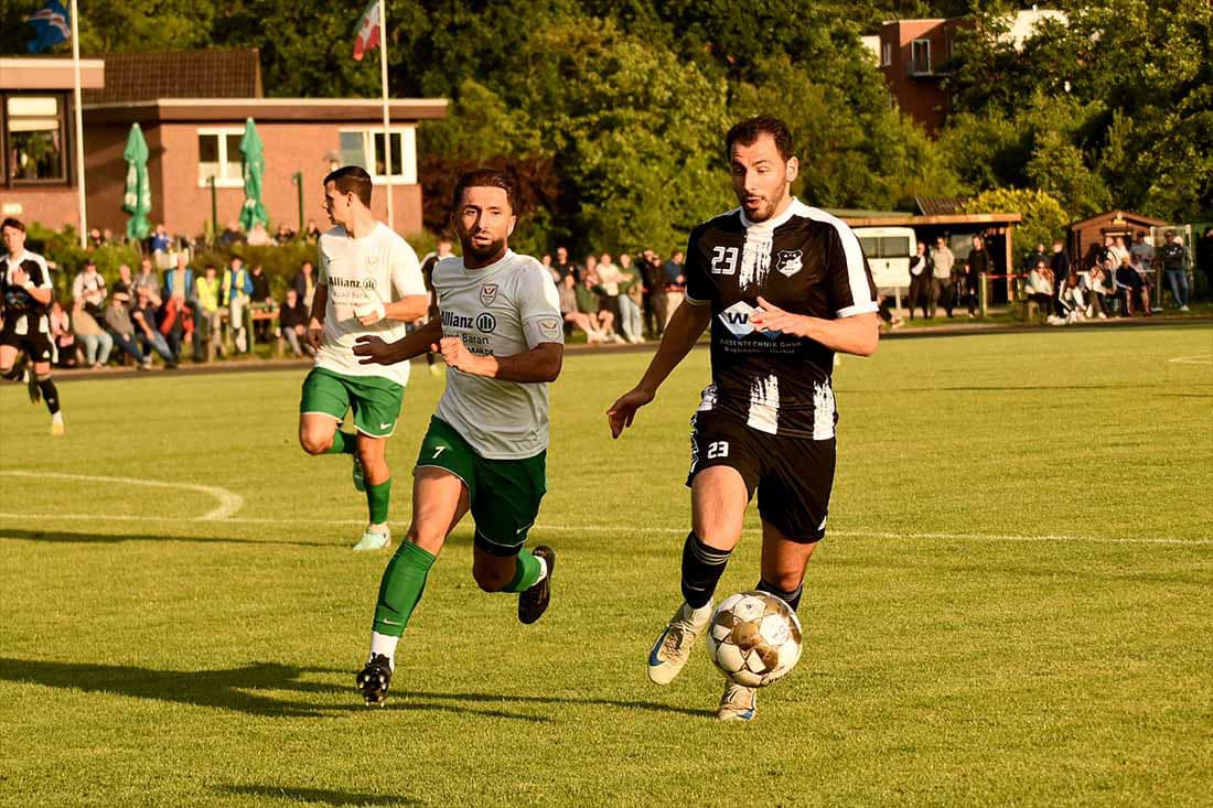 Spielabbruch zwischen Azadi Lübeck und dem VfR Horst