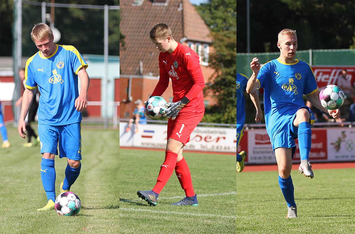 Dersauer Keeper Simon Ehrk beim 0:3 gegen Saxonia mit gutem Handwerk