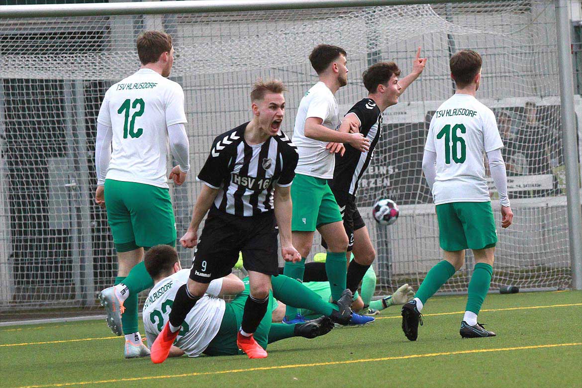 Nico Haberl bestraft Klausdorfer Chancenwucher mit dem 2:2