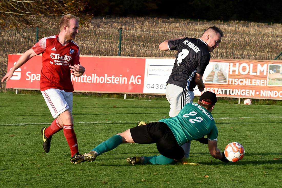Bargstedt müht sich zum 3:1-Sieg gegen starke Fockbeker