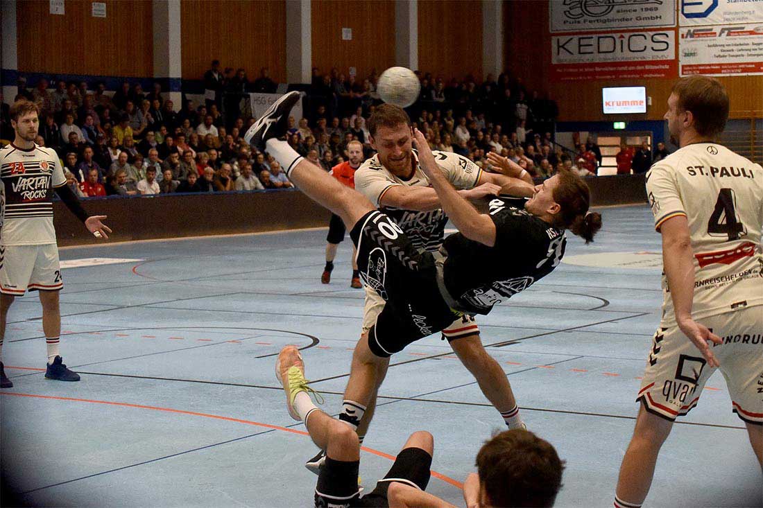 HSG Eider Harde siegt deutlich gegen Kiez-Handballer