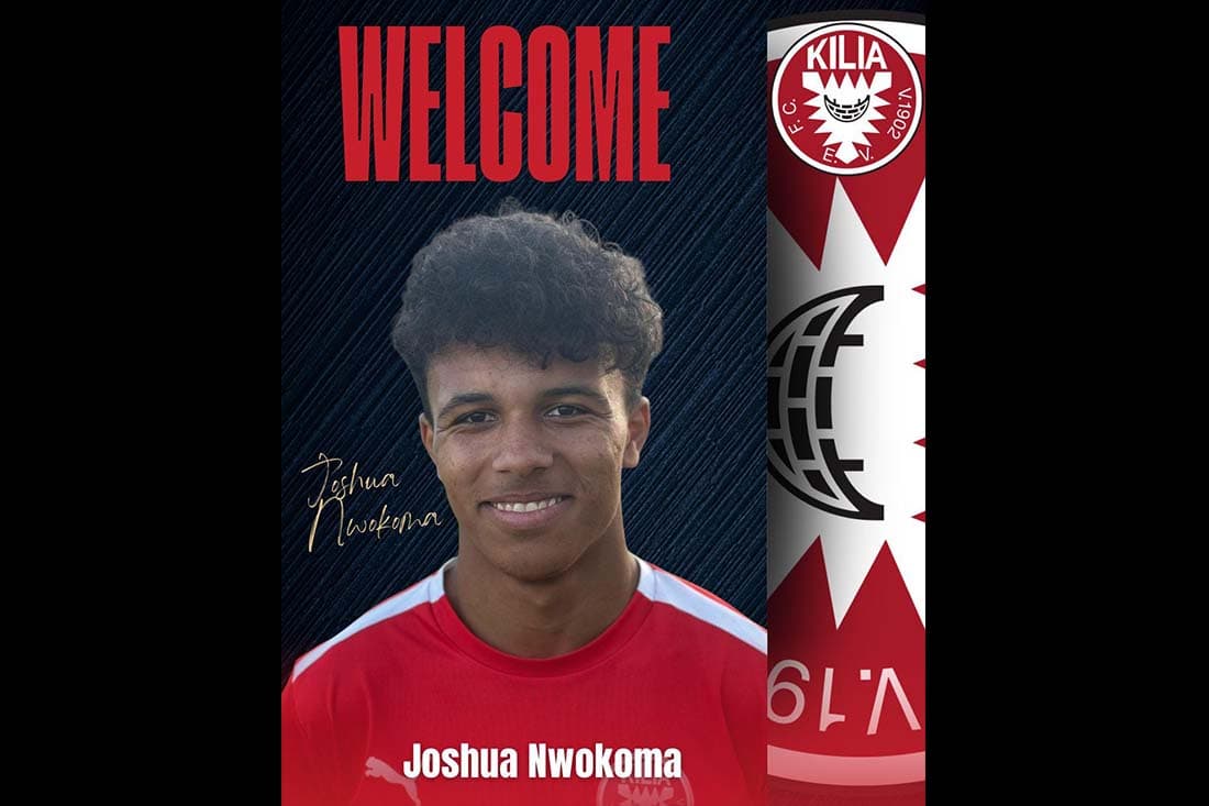 FC Kilia Kiel leiht Joshua Nwokoma von Weiche Flensburg aus