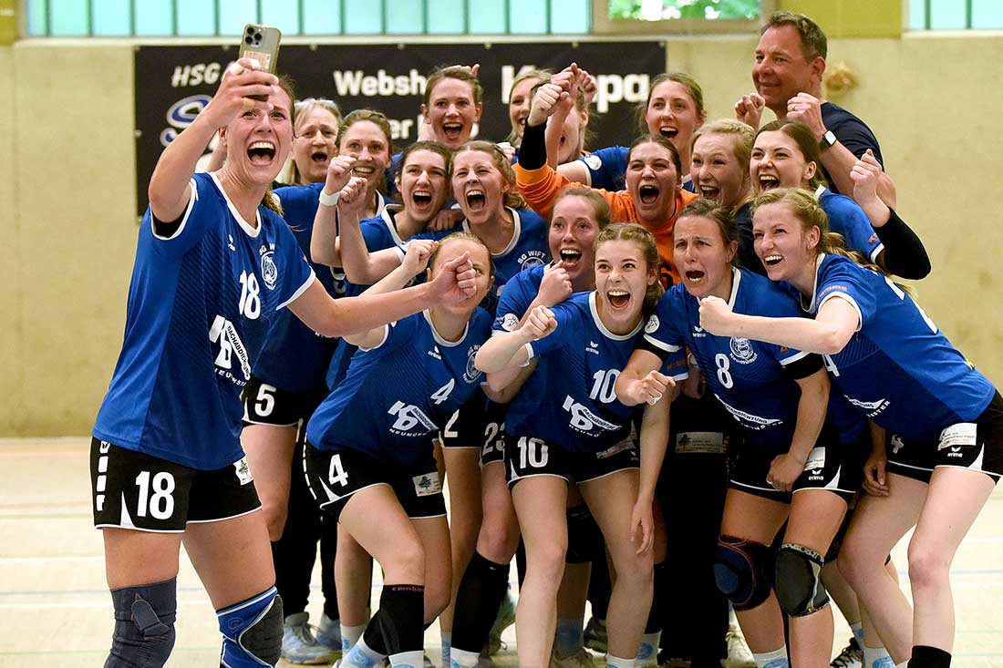 Handball-Frauen der SG Wift feiern Aufstieg