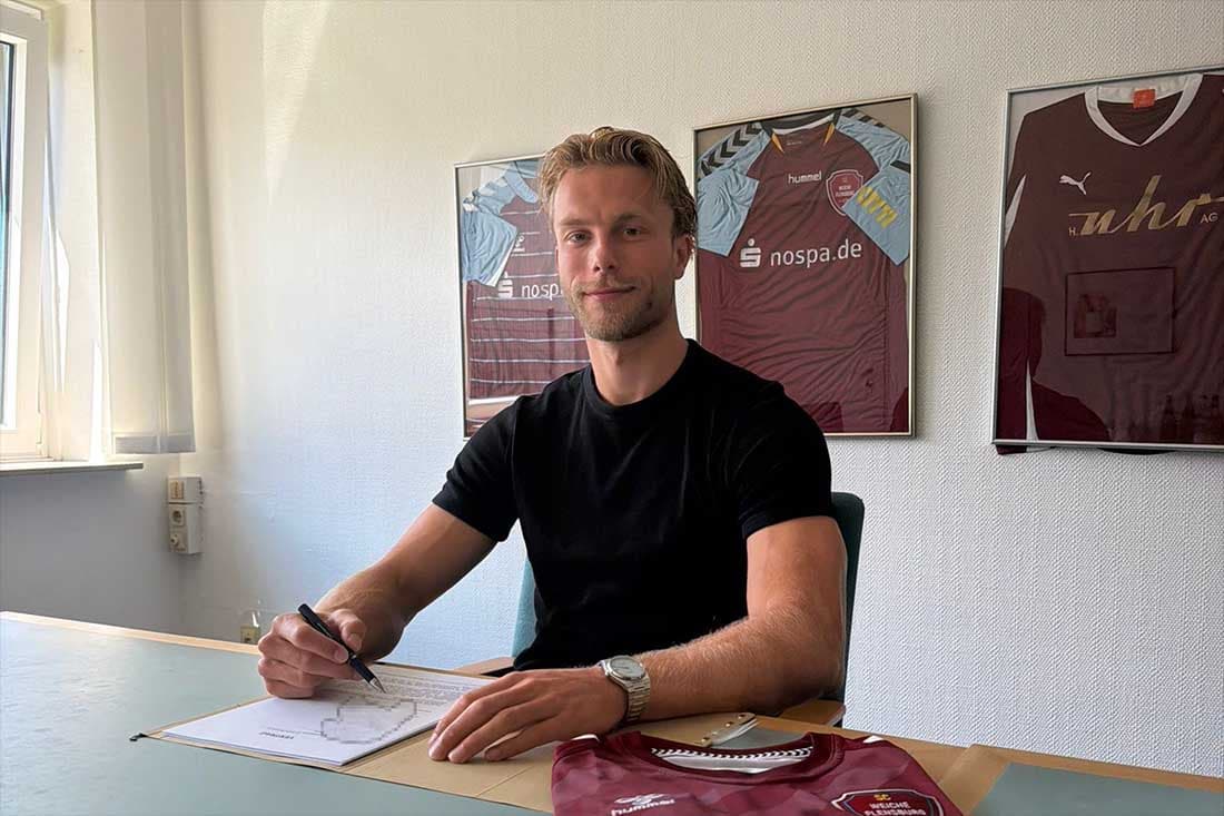 Weiche Flensburg 08 verpflichtet Torjäger Rasmus Tobinski