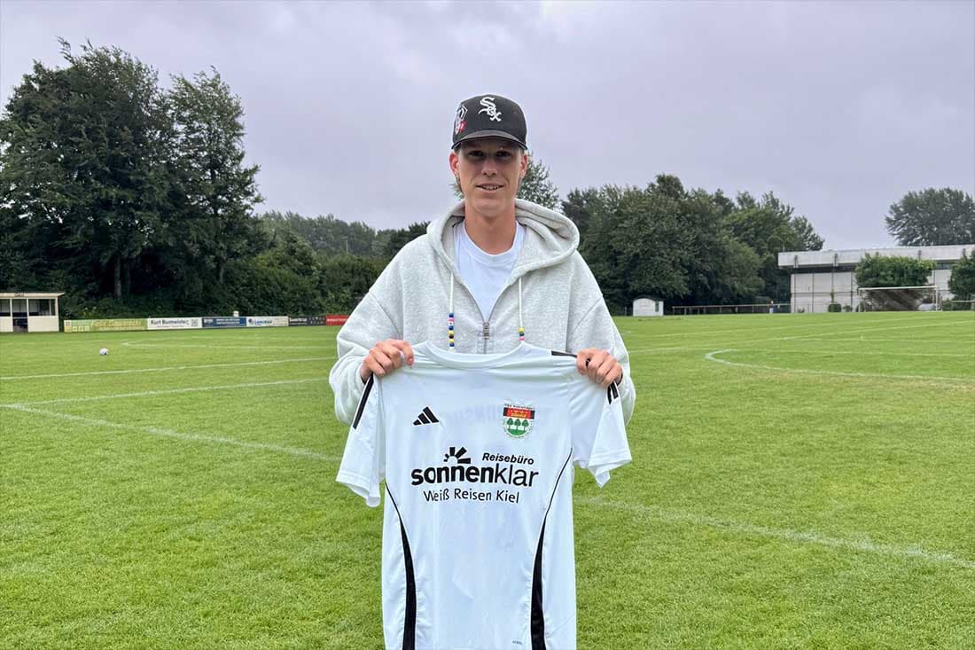 Neuzugang beim TSV Kronshagen: Milo Sankowski kommt vom FC Kilia Kiel