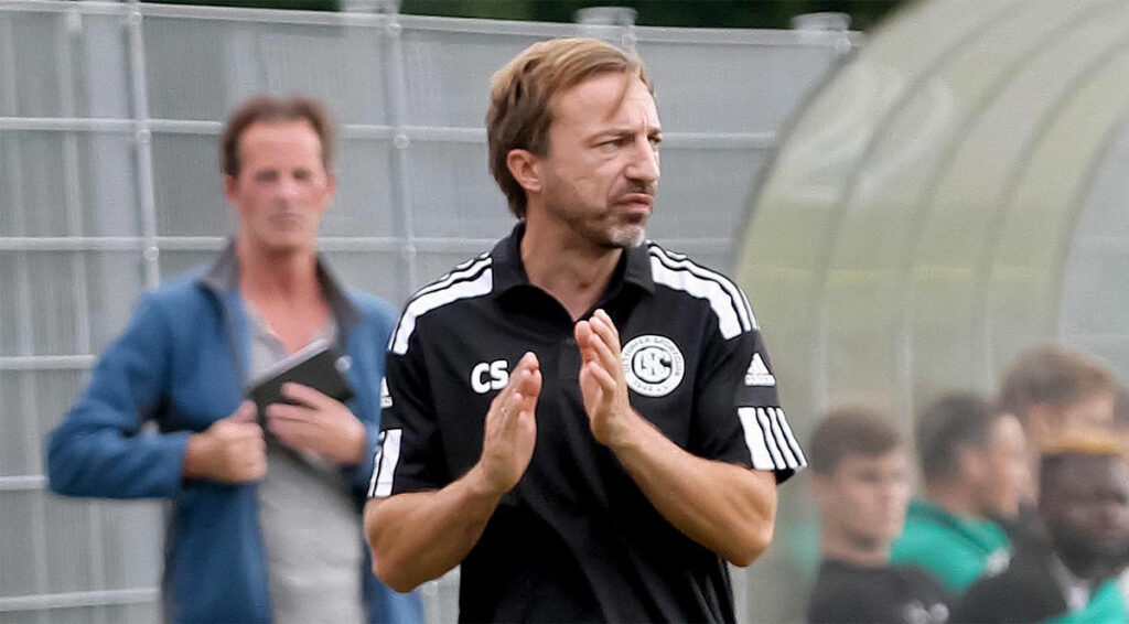 GSC-Chefcoach Christian Schössler gefiel der erste Auftritt 2022. © Ismail Yesilyurt