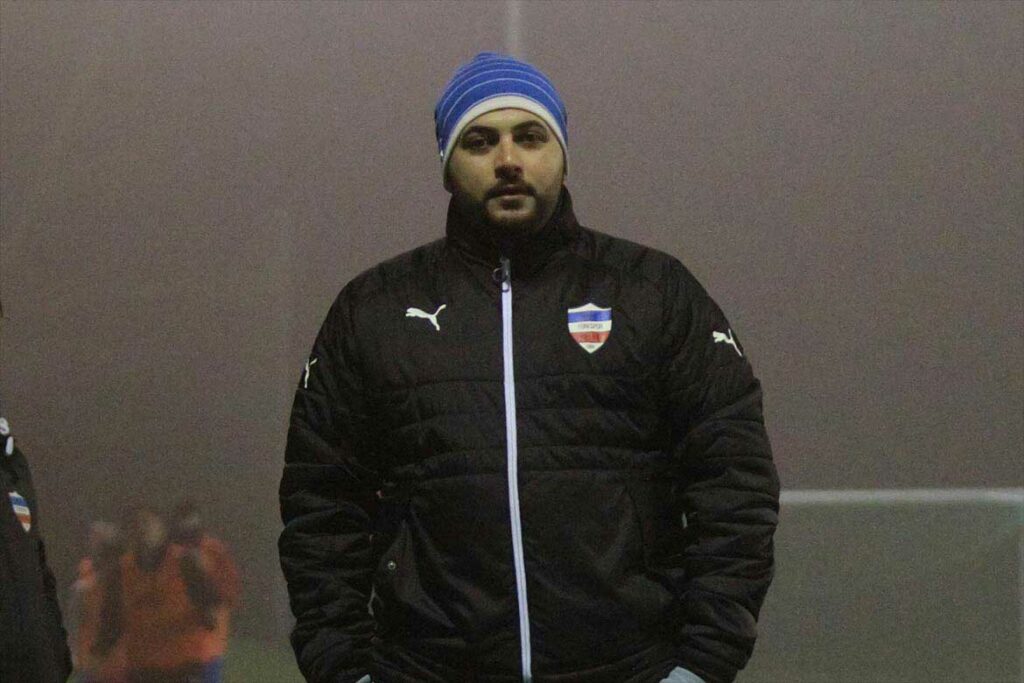 Inter-Coach Hassan Fayad hatte lange nach dem wilden Spiel noch einen hohen Puls. © 2023 Ismail Yesilyurt