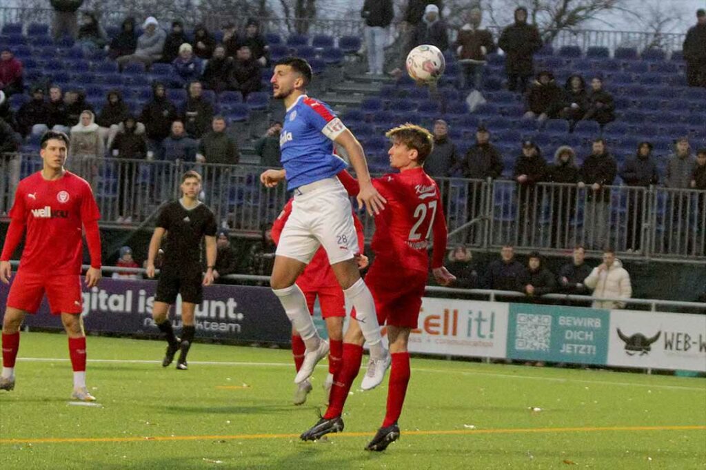 Stefan Rankic bleibt nach dem Wechsel von Holstein Kiel II zum SV Meppen in der Regionalliga Nord. © 2023 Ismail Yesilyurt