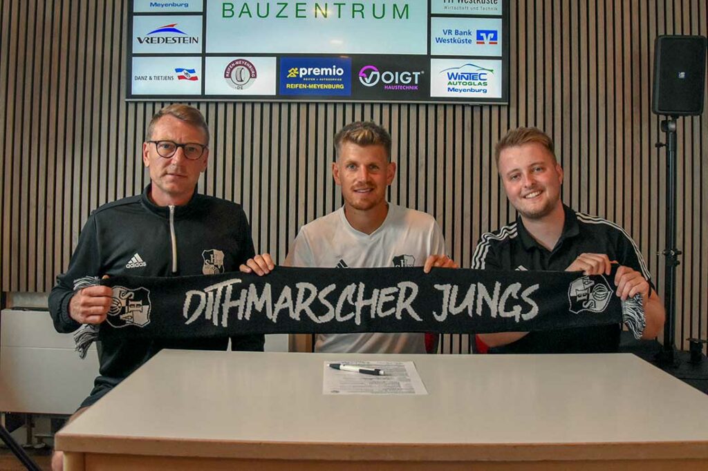 Björn Lambach ist nun Teil der Dithmarscher Jungs. © 2024 Kristina Gay