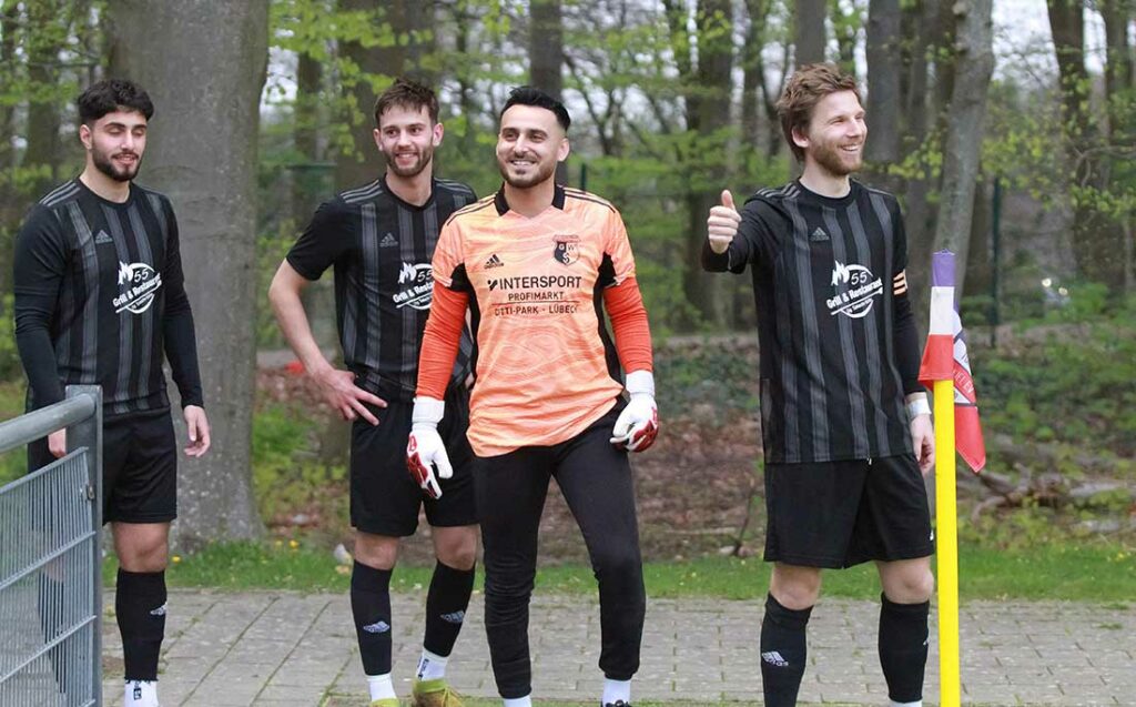 Keeper Yilmaz Caglar (GW Siebenbäumen) wechselte innerhalb der Landesliga Holstein zu Rapid Lübeck. © 2023 Ismail Yesilyurt